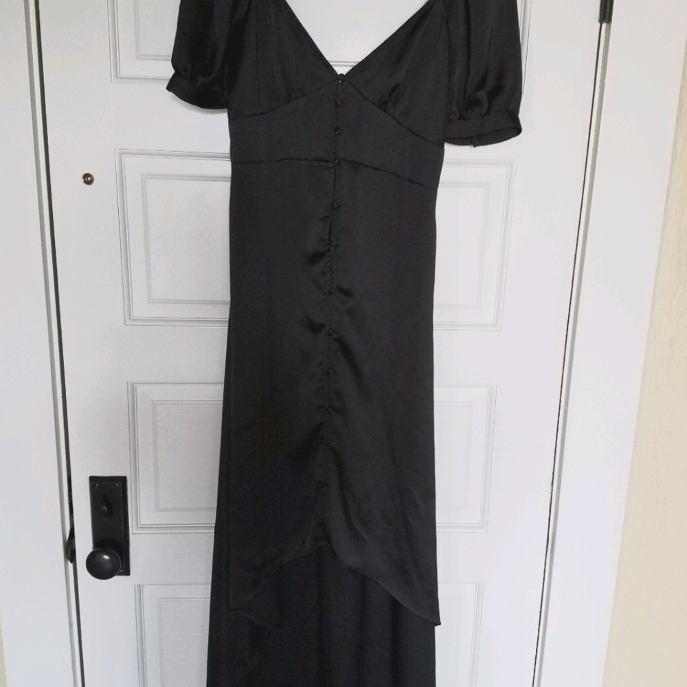 Faux Silk Dress